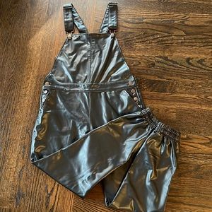 BB Dakota NWT faux leather Overalls